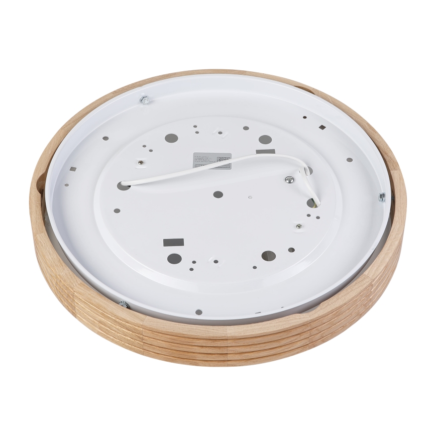 Brilagi - LED stropné svietidlo CARVALHO MODERN SLIM 2xE27/60W/230V pr. 37,5 cm dub