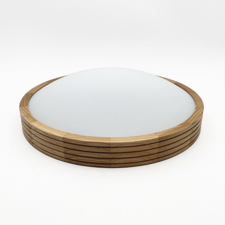 Brilagi - LED stropné svietidlo CARVALHO MODERN SLIM 2xE27/60W/230V pr. 37,5 cm dub