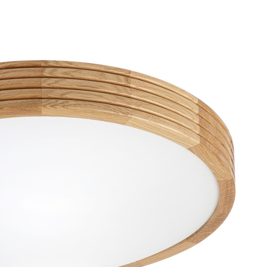 Brilagi - LED stropné svietidlo CARVALHO MODERN SLIM 2xE27/60W/230V pr. 37,5 cm dub