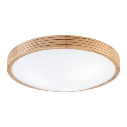 Brilagi - LED stropné svietidlo CARVALHO MODERN SLIM 3xE27/60W/230V priemer 47,5 cm dub