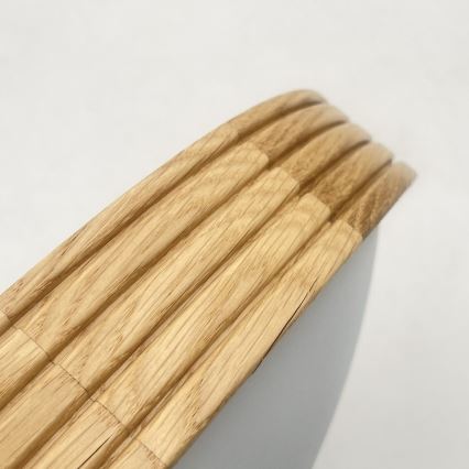 Brilagi - LED stropné svietidlo CARVALHO MODERN SLIM 3xE27/60W/230V priemer 47,5 cm dub