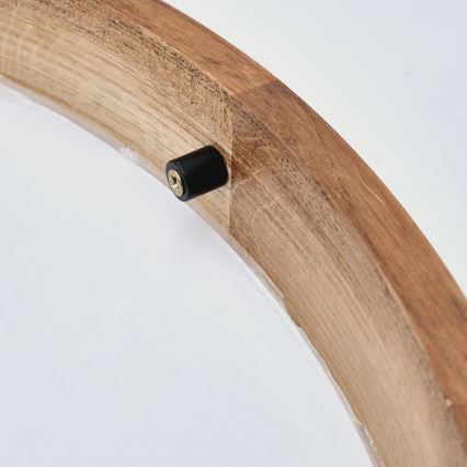 BRILAGI - LED stropné svietidlo CARVALHO SLIM 1xE27/15W/230V dub/čerešňa priemer 27 cm