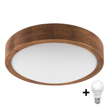 Brilagi - LED Stropné svietidlo CARVALHO SLIM 1xE27/60W/230V dub čerešňa pr. 27 cm