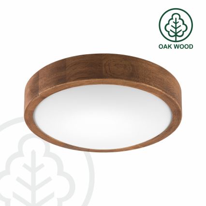 Brilagi - LED Stropné svietidlo CARVALHO SLIM 1xE27/60W/230V dub čerešňa pr. 27 cm