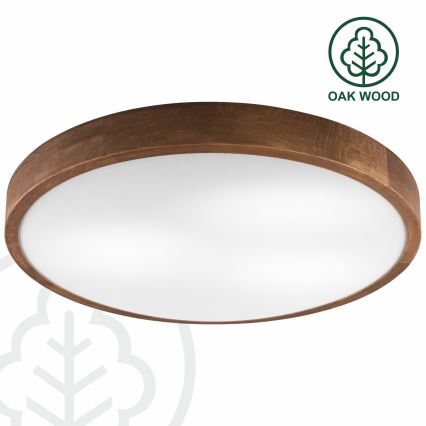 Brilagi - LED Stropné svietidlo CARVALHO SLIM 3xE27/60W/230V dub čerešňa pr. 47 cm