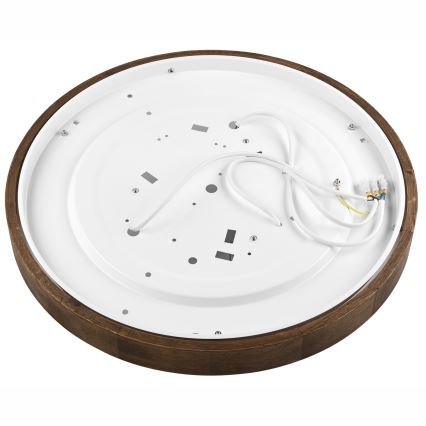 Brilagi - LED Stropné svietidlo CARVALHO SLIM 3xE27/60W/230V dub orech pr. 47 cm