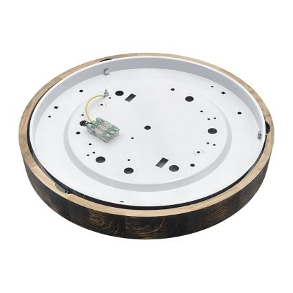 Brilagi - LED stropné svietidlo CARVALHO SLIM SMOKEY LED/36W/230V dub pr. 47,5 cm