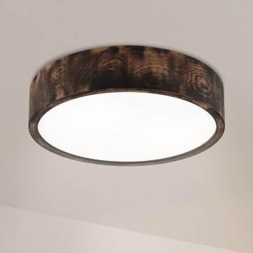 Brilagi - LED Stropné svietidlo CARVALHO SMOKEY LED/36W/230V dub pr. 37,5 cm