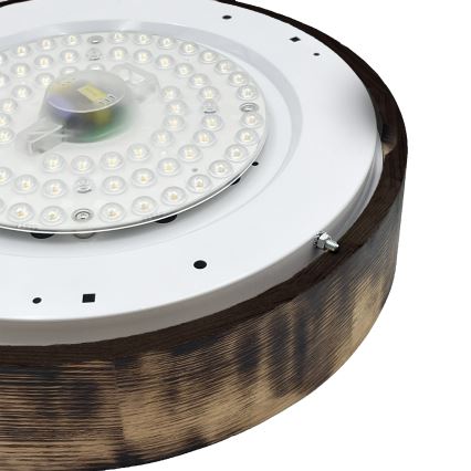 Brilagi - LED Stropné svietidlo CARVALHO SMOKEY LED/36W/230V dub pr. 37,5 cm