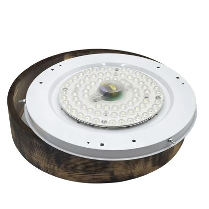 Brilagi - LED Stropné svietidlo CARVALHO SMOKEY LED/36W/230V dub pr. 37,5 cm
