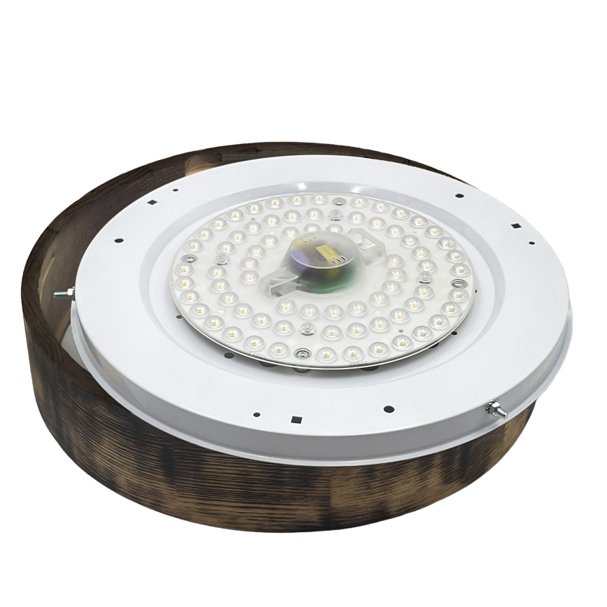 Brilagi - LED Stropné svietidlo CARVALHO SMOKEY LED/36W/230V dub pr. 37,5 cm