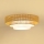 Brilagi - LED Stropné svietidlo CEDAR LUNETA LED/26W/230V ratan/hnedá/krémová