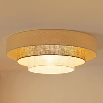 Brilagi - LED Stropné svietidlo DENVER LUNETA LED/12W/230V pr. 60 cm 3000K/4000K/6400K béžová/krémová