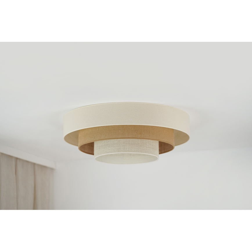 Brilagi - LED Stropné svietidlo DENVER LUNETA LED/12W/230V pr. 60 cm 3000K/4000K/6400K béžová/krémová
