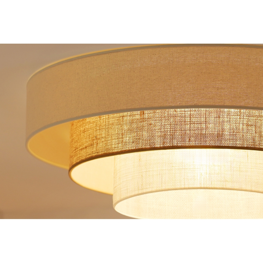 Brilagi - LED Stropné svietidlo DENVER LUNETA LED/12W/230V pr. 60 cm 3000K/4000K/6400K béžová/krémová