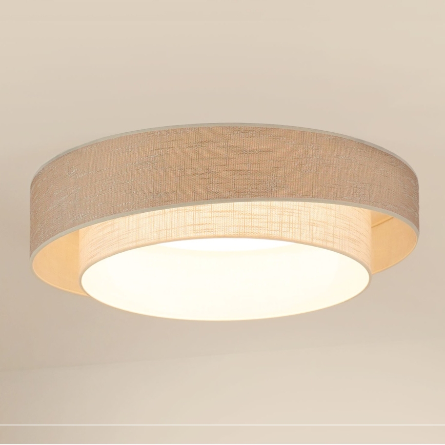 Brilagi - LED Stropné svietidlo DOVER SHINE LED/26W/230V pr. 60 cm šedá/krémová