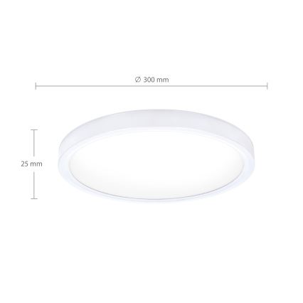 Brilagi - LED Stropné svietidlo ESTELA LED/18W/230V biela