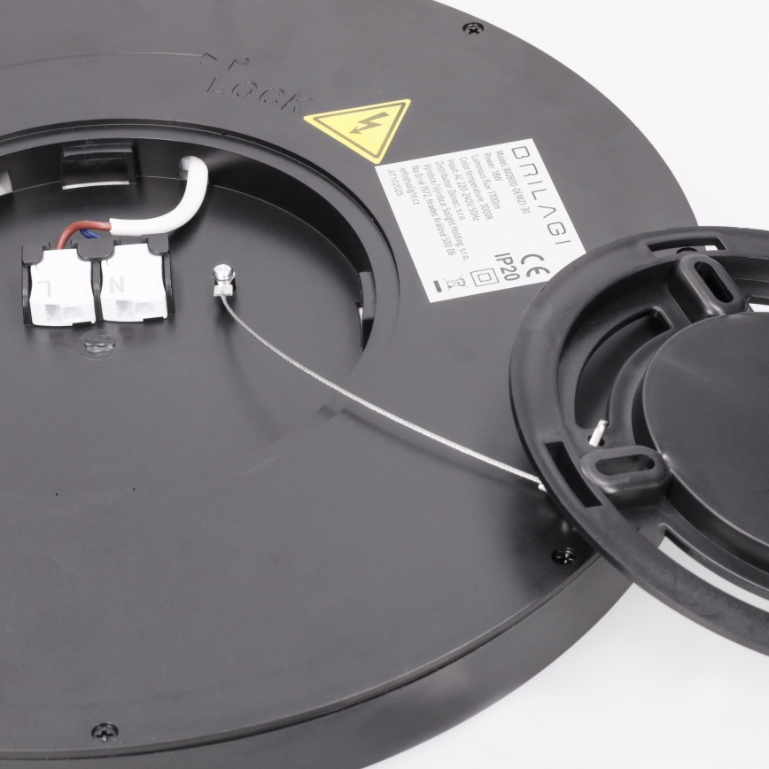 Brilagi - LED stropné svietidlo ESTELA LED/18W/230V pr. 30 cm čierne