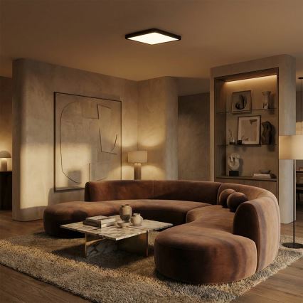 Brilagi - LED stropné svietidlo ESTELA SQUARE LED/24W/230V 31x31 cm čierna