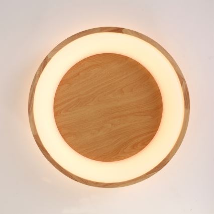 Brilagi - LED stropné svietidlo FALCON WOOD LED/40W/230V 3000/4000/6000K pr. 60 cm drevené
