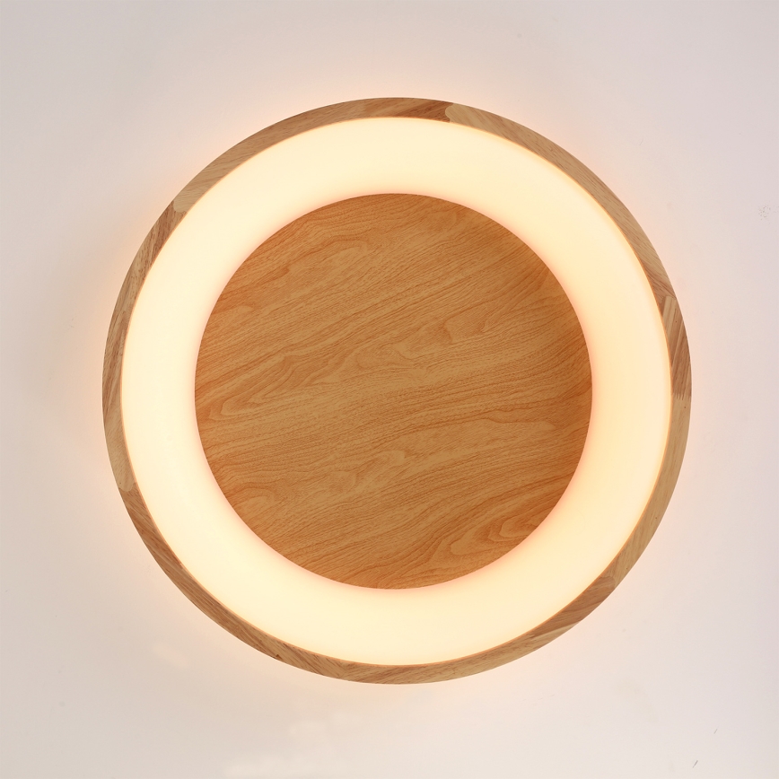 Brilagi - LED stropné svietidlo FALCON WOOD LED/40W/230V 3000/4000/6000K pr. 60 cm drevené
