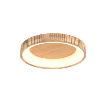Brilagi - LED drevené stropné svietidlo FALCON WOOD MODERN LED/40W/230V 3000/4000/6000K priemer 60 cm
