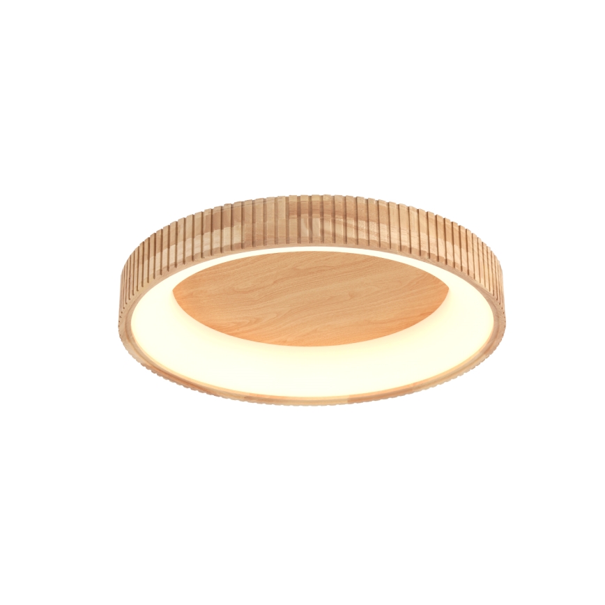 Brilagi - LED drevené stropné svietidlo FALCON WOOD MODERN LED/40W/230V 3000/4000/6000K priemer 60 cm