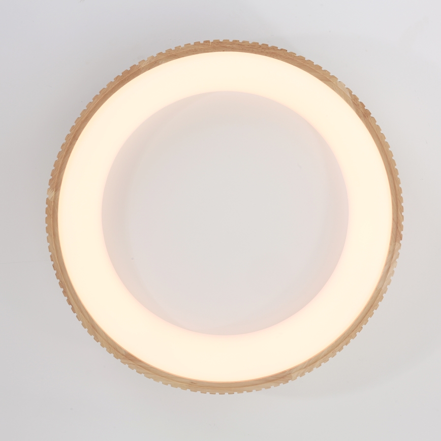 Brilagi - LED stropné svietidlo FALCON WOOD MODERN LED/40W/230V 3000/4000/6000K pr. 60 cm drevo
