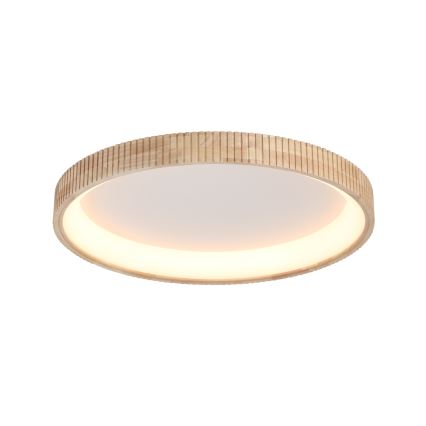 Brilagi - LED stropné svietidlo FALCON WOOD MODERN LED/60W/230V 3000/4000/6000K, priemer 80 cm, drevený dizajn