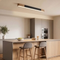 BRILAGI - LED stropné svietidlo GARDALINE LED/100W/230V 120 cm dub/čierna