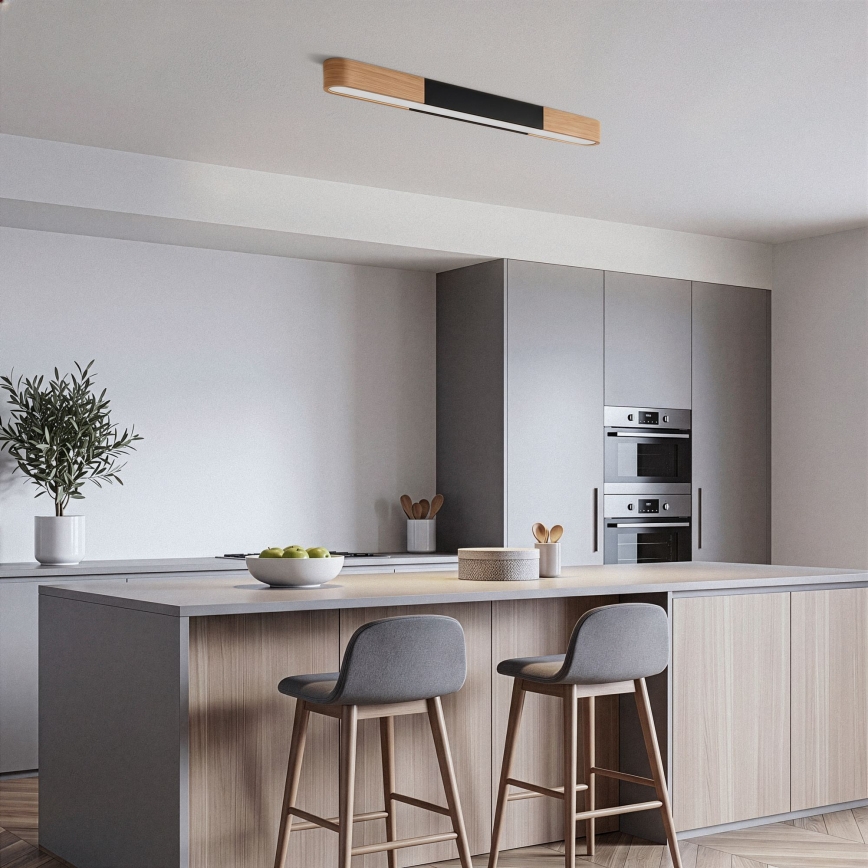 BRILAGI - LED Stropné svietidlo GARDALINE LED/100W/230V 80 cm dub/čierna