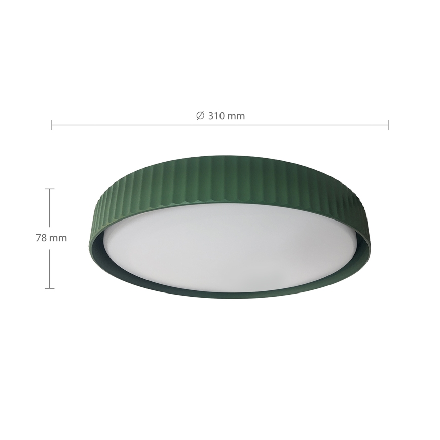 Brilagi - LED stropné svietidlo LUCIA LED/24W/230V priemer 31 cm zelené