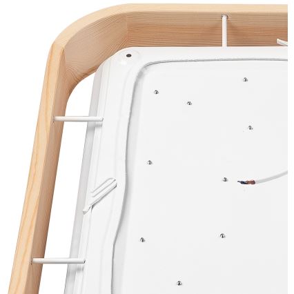 Brilagi - LED stmievateľné stropné svietidlo MANAROLA CUBIC LED/24W/230V 45x45 cm 3000-6500K borovica + diaľkové ovládanie