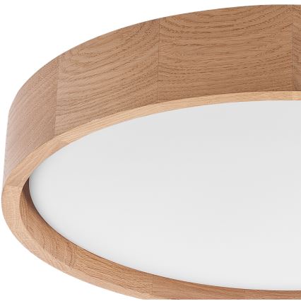 Brilagi - LED Stmievateľné stropné svietidlo MANAROLA SMART LED/24W/230V 2700-6500K dub pr. 41 cm Wi-Fi + diaľkové ovládanie Tuya