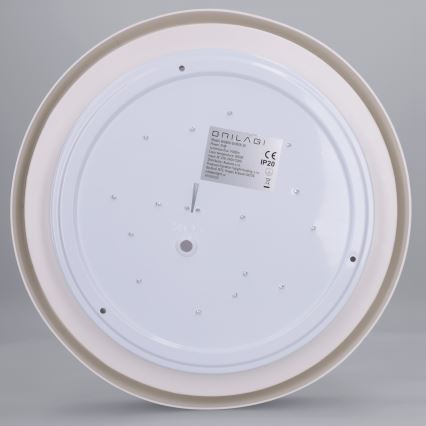 Brilagi - LED stropné svietidlo MATTEO LED/24W/230V priemer 31 cm čierna