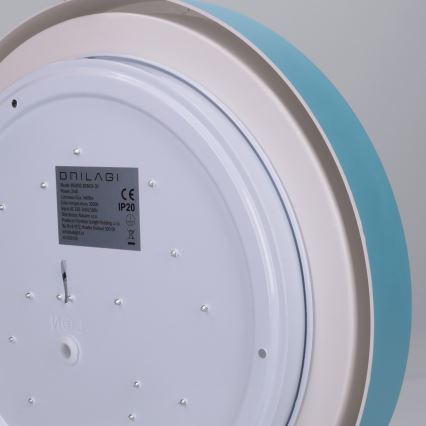 Brilagi - LED stropné svietidlo MATTEO LED/24W/230V priemer 31 cm tyrkysové