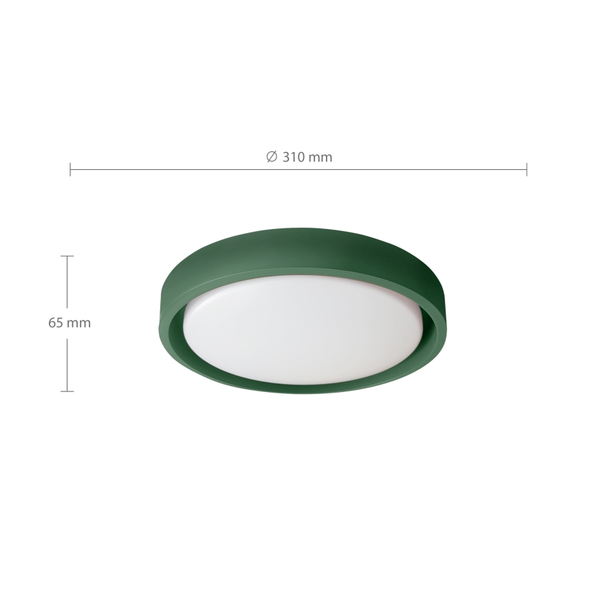 Brilagi - LED stropné svietidlo MATTEO LED/24W/230V Ø 31 cm zelené