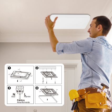 Brilagi - LED Stropné svietidlo MILKY WAY LED/24W/230V 3000K 37x37 cm