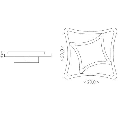 Brilagi - LED stropné svietidlo MODERN MINI LED/24W/230V 3000/4000/6000K
