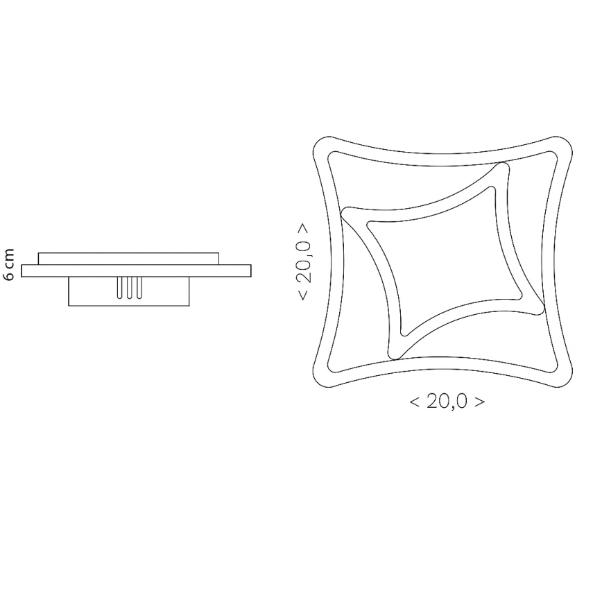 Brilagi - LED stropné svietidlo MODERN MINI LED/24W/230V 3000/4000/6000K