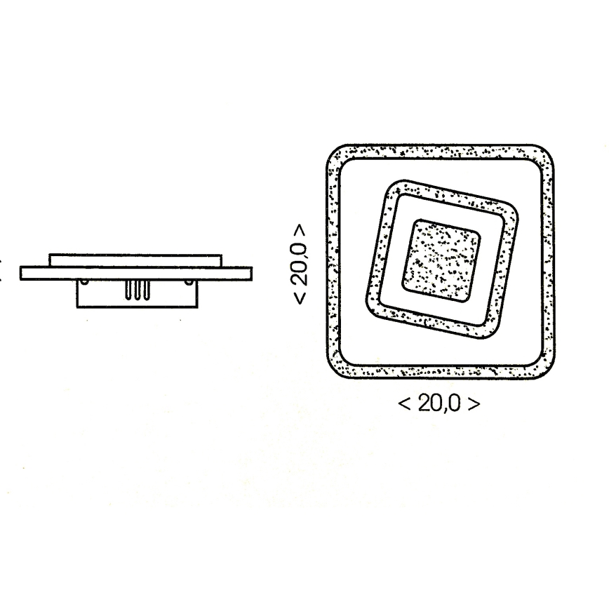 Brilagi - LED stropné svietidlo MODERN MINI LED/32W/230V 3000/4000/6000K