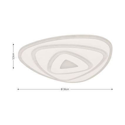 Brilagi - LED Stmievateľné stropné svietidlo MODERN MINI LED/45W/230V 3000/4000/6000K + diaľkové ovládanie