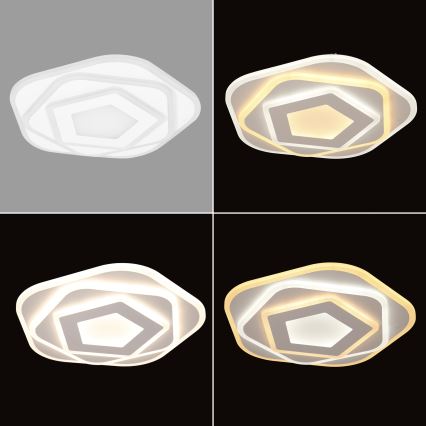 Brilagi - LED Stmievateľné stropné svietidlo MODERN MINI LED/53W/230V 3000/4000/6000K + diaľkové ovládanie