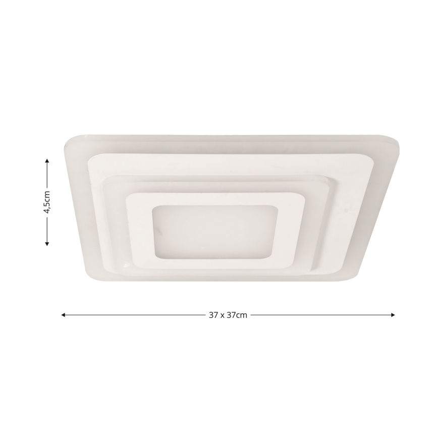 Brilagi - LED stmievateľné stropné svietidlo MODERN MINI LED/65W/230V 3000-6000K 37x37 cm + diaľkové ovládanie