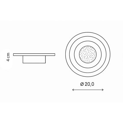 Brilagi - LED stropné svietidlo MODERNÉ MINI LED/29W/230V 3000/4000/6000K