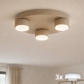 Brilagi - LED stropné svietidlo MONO 3xGX53/12W/230V pr. 30 cm béžová