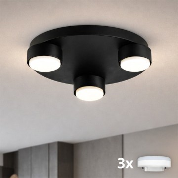 Brilagi - LED stropné svietidlo MONO 3xGX53/12W/230V pr. 30 cm čierne