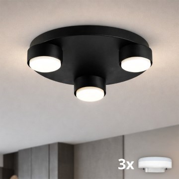 Brilagi - LED stropné svietidlo MONO 3xGX53/30W/230V priemer 30 cm čierne