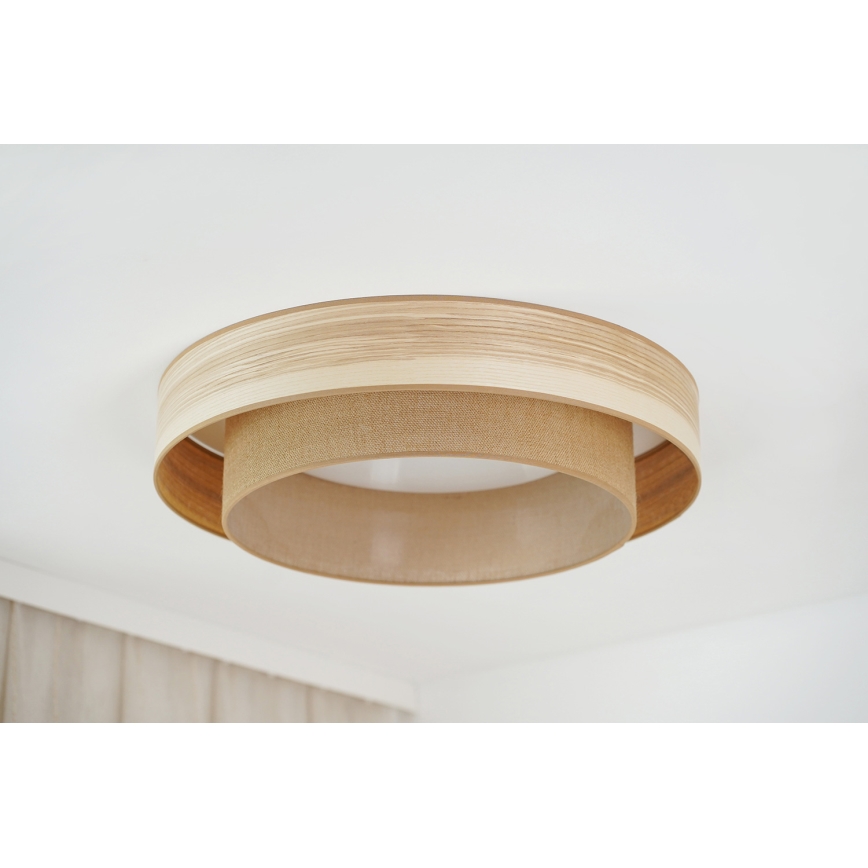 Brilagi - LED Stropné svietidlo MONTANA BOHO LED/26W/230V pr. 60 cm hnedá