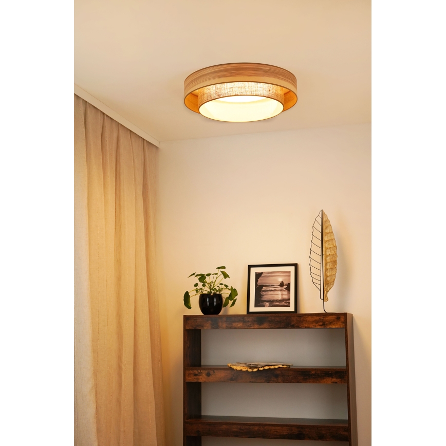 Brilagi - LED Stropné svietidlo MONTANA BOHO LED/26W/230V pr. 60 cm hnedá